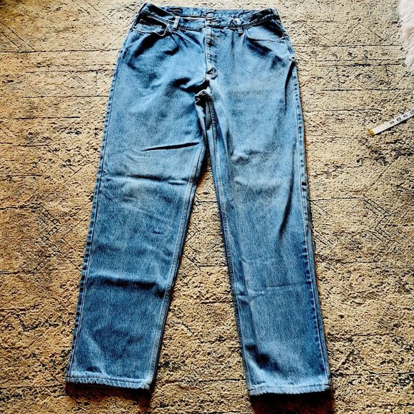 Lands' End Jeans Lands End Jeans Mens Sz 38 Long Blue Denim Outdoor